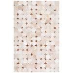 Safavieh Studio Leather 228 Rug, STL228 - Ivory / Brown