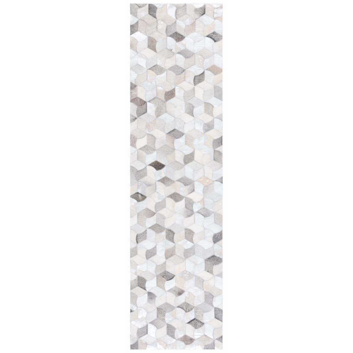 Safavieh Studio Leather 229 Rug, STL229 - Ivory / Grey