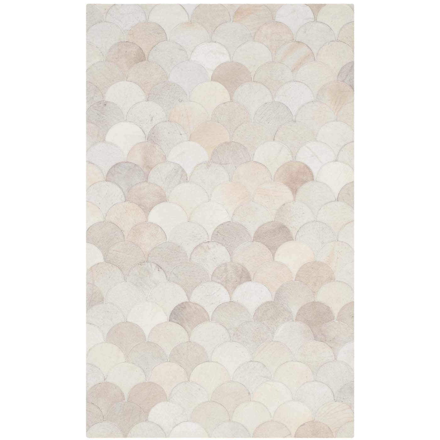 Safavieh Studio Leather 311 Rug, STL311 - Ivory / Grey