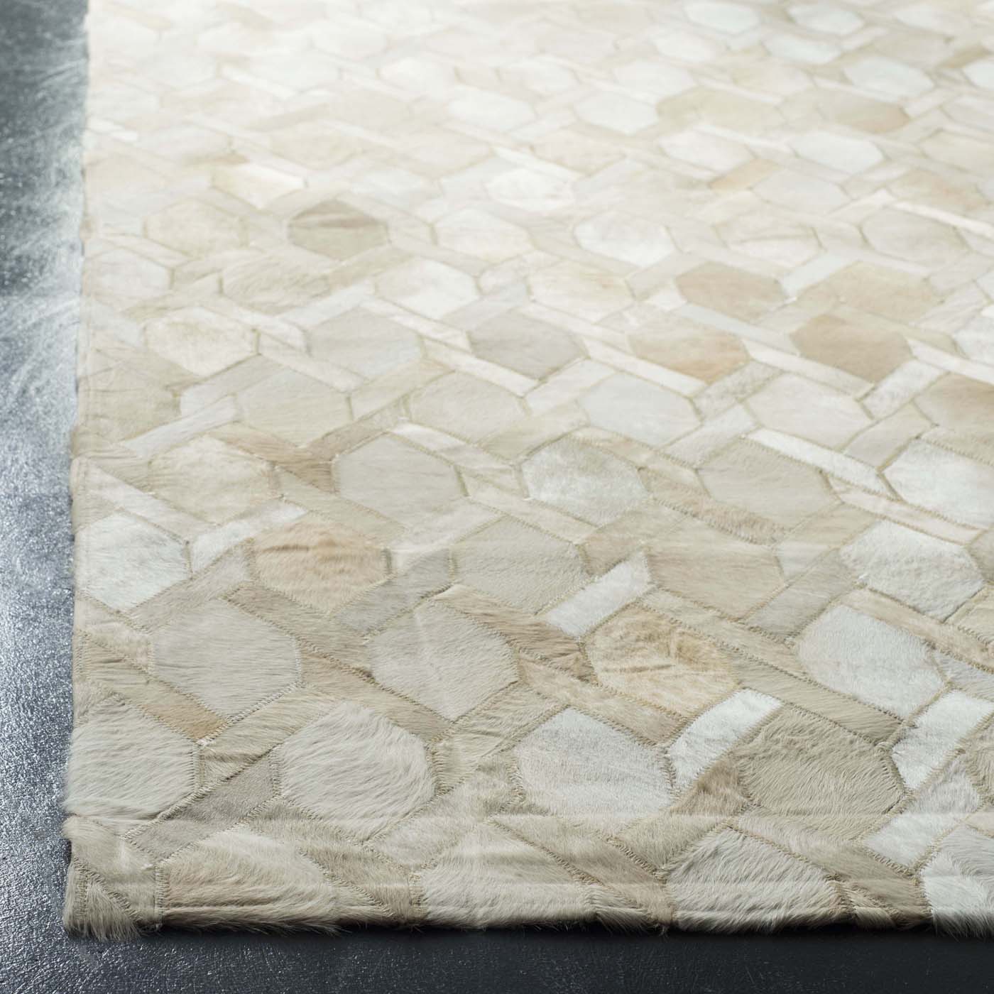 Safavieh Studio Leather 663 Rug, STL663 - Ivory