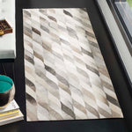 Safavieh Studio Leather 701 Rug, STL701 - Ivory / Grey