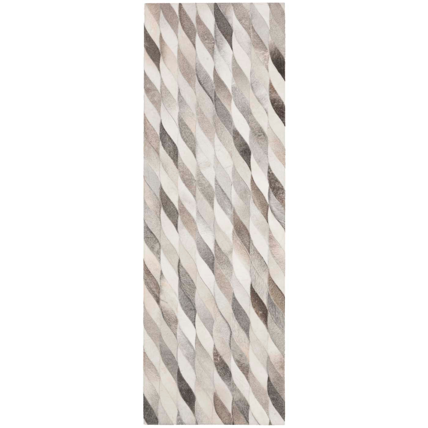 Safavieh Studio Leather 701 Rug, STL701 - Ivory / Grey