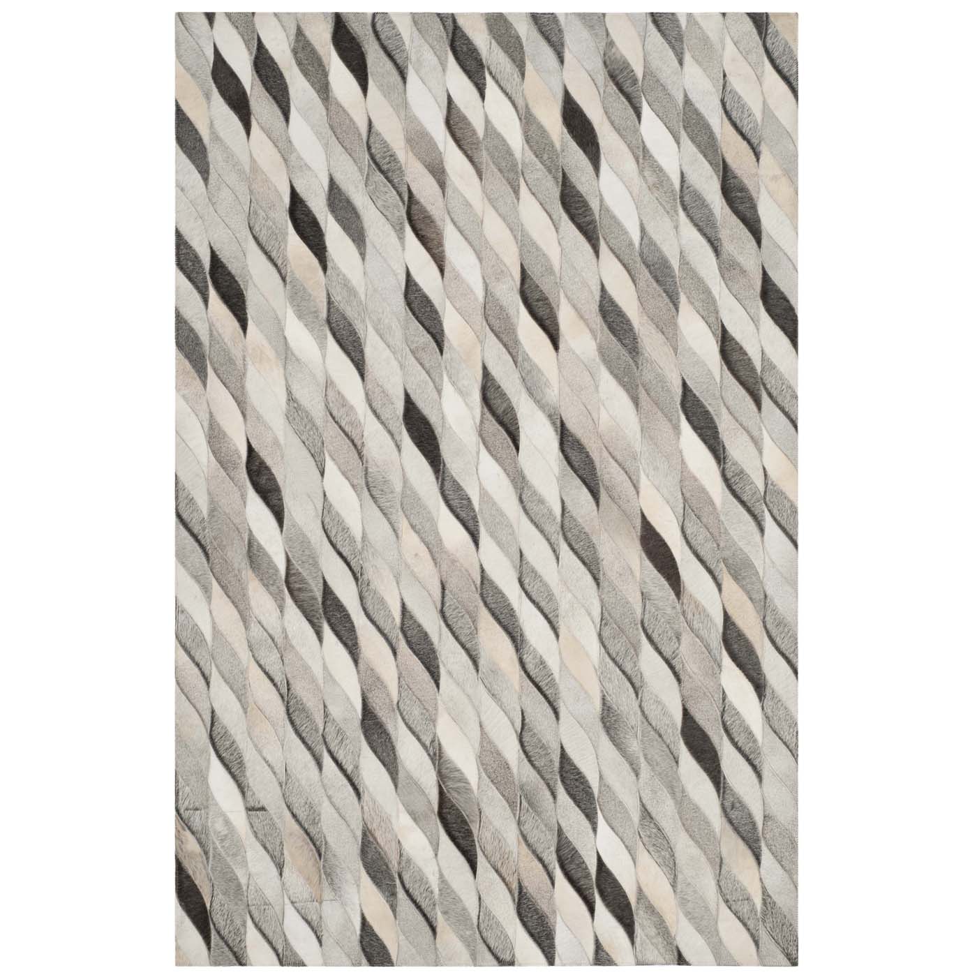 Safavieh Studio Leather 701 Rug, STL701 - Ivory / Grey