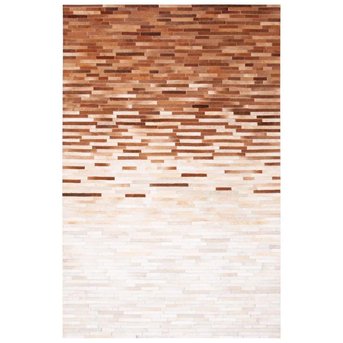 Safavieh Studio Leather 805 Rug, STL805 - Ivory / Brown