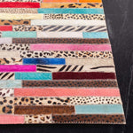 Safavieh Studio Leather 808 Rug, STL808 - Ivory / Blue