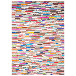 Safavieh Studio Leather 808 Rug, STL808 - Ivory / Blue