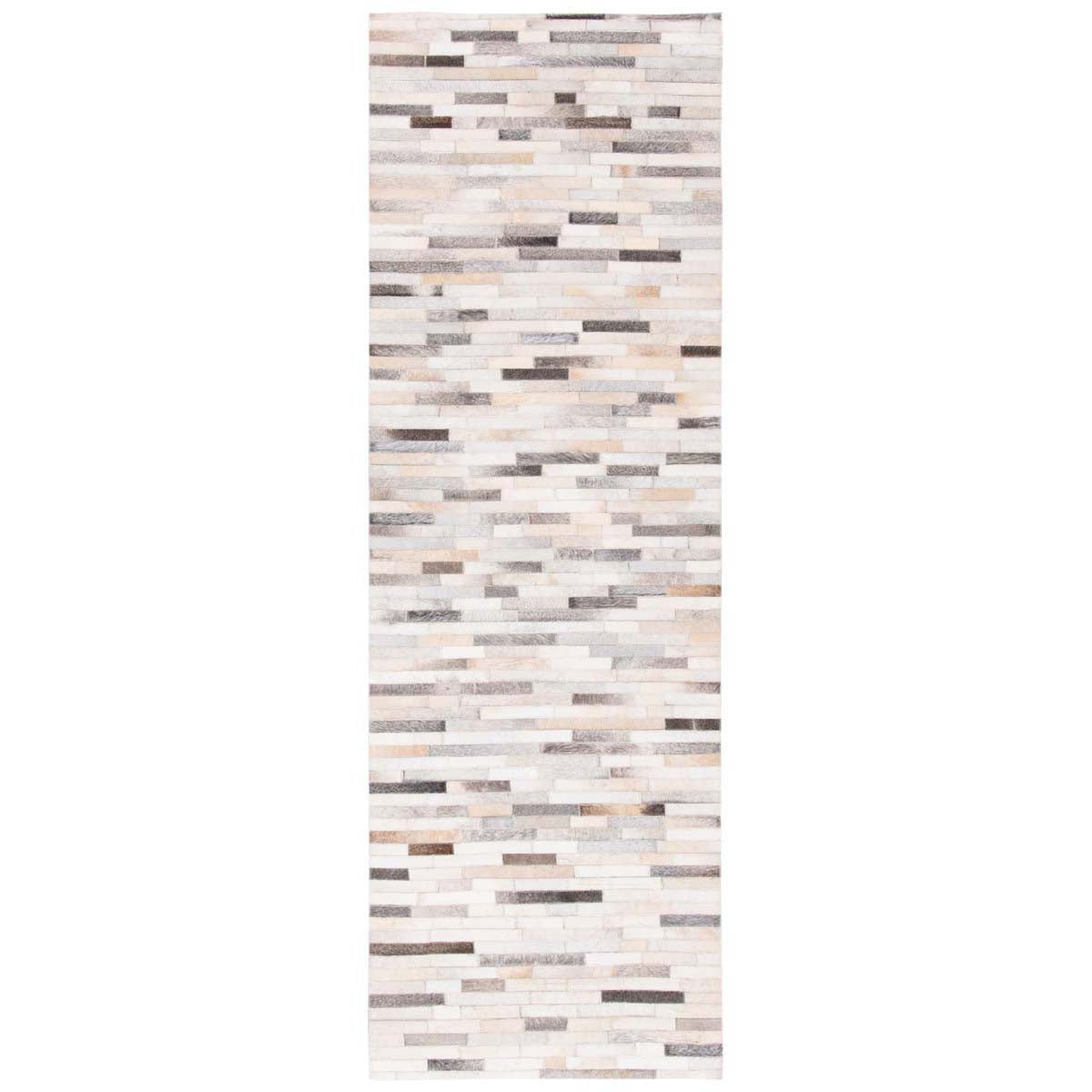 Safavieh Studio Leather 809 Rug, STL809 - Ivory / Grey
