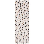 Safavieh Studio Leather 810 Rug, STL810 - Ivory / Black