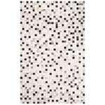 Safavieh Studio Leather 810 Rug, STL810 - Ivory / Black