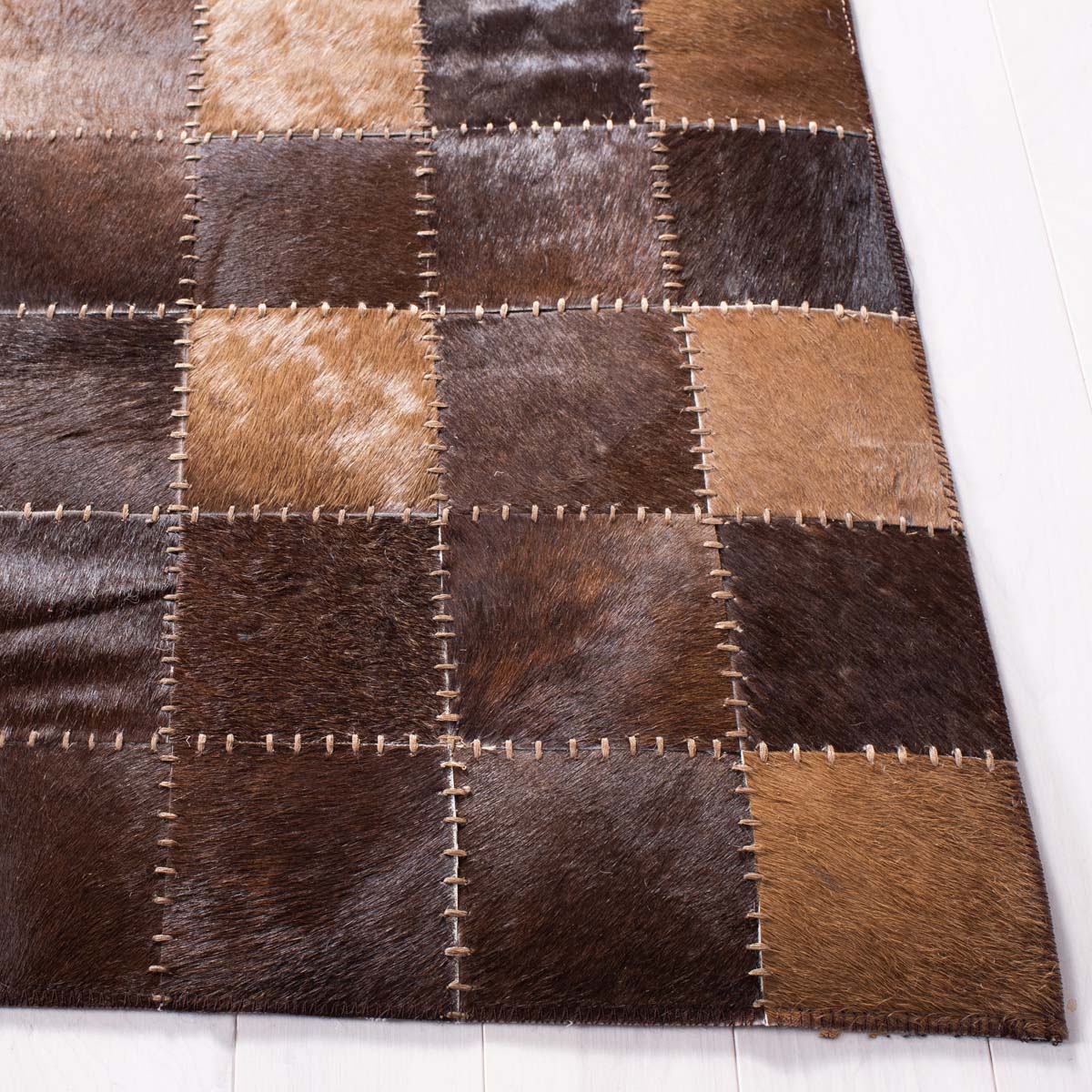 Safavieh Studio Leather 815 Rug, STL815 - Brown / Beige