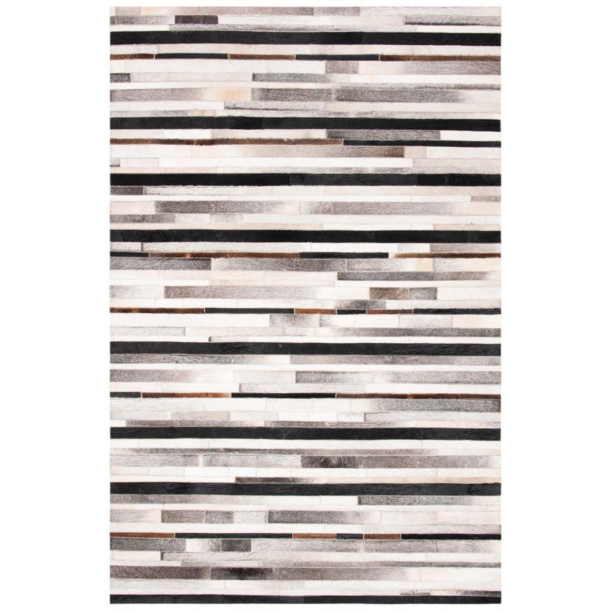 Safavieh Studio Leather 816 Rug, STL816 - Ivory / Black