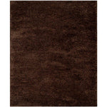 Safavieh Saint Tropez Shag 641 Rug, STS641 - Chocolate