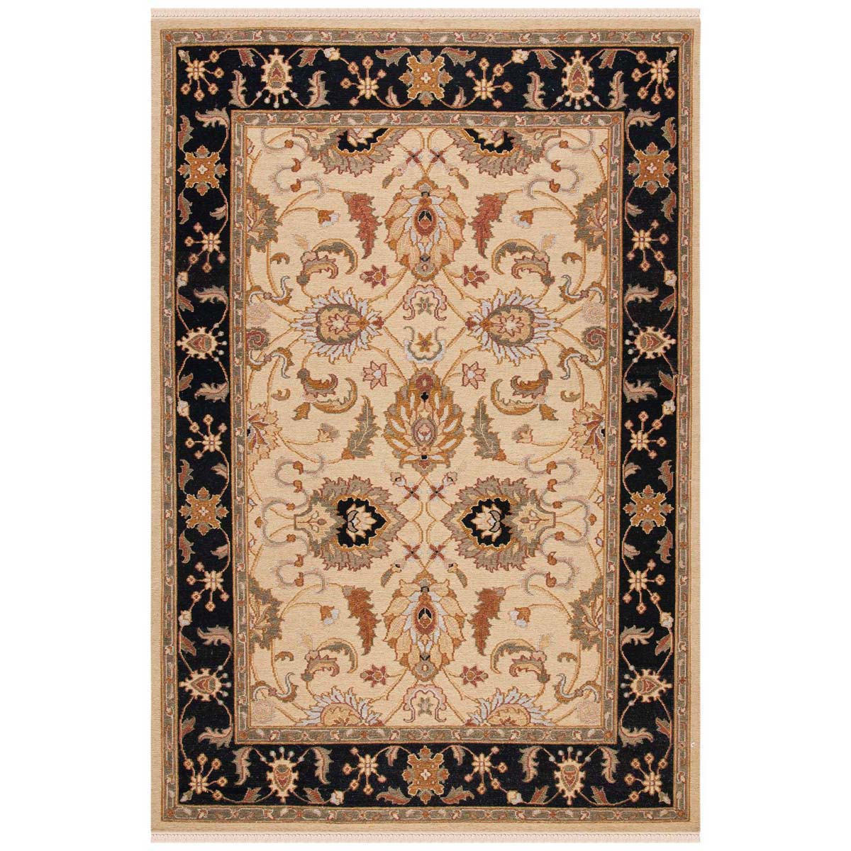 Safavieh Sumak 419 Rug, SUM419 - Light Gold / Black