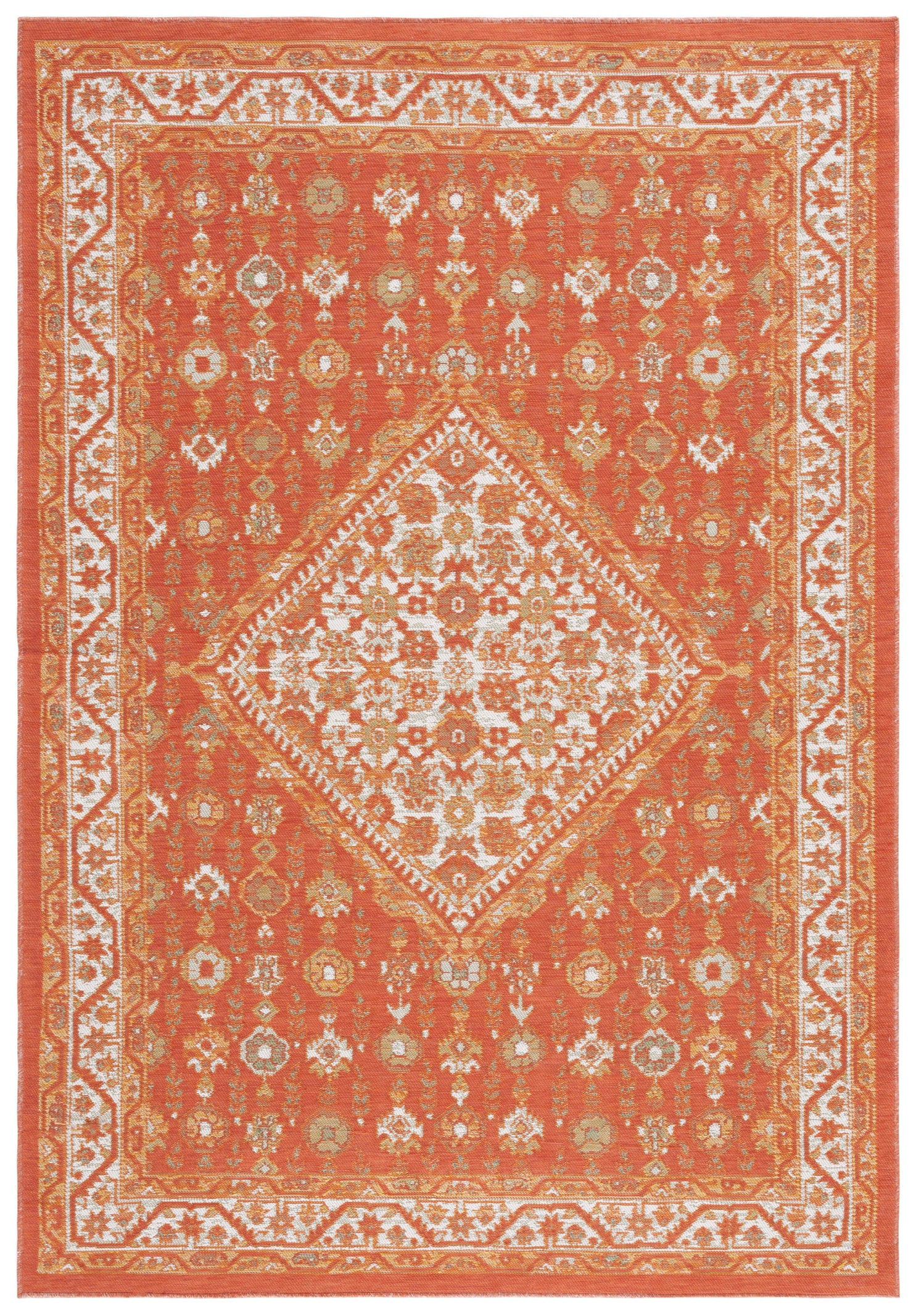 Safavieh Sunrise 620 Rug, SUN620 - Ivory / Rust Sage
