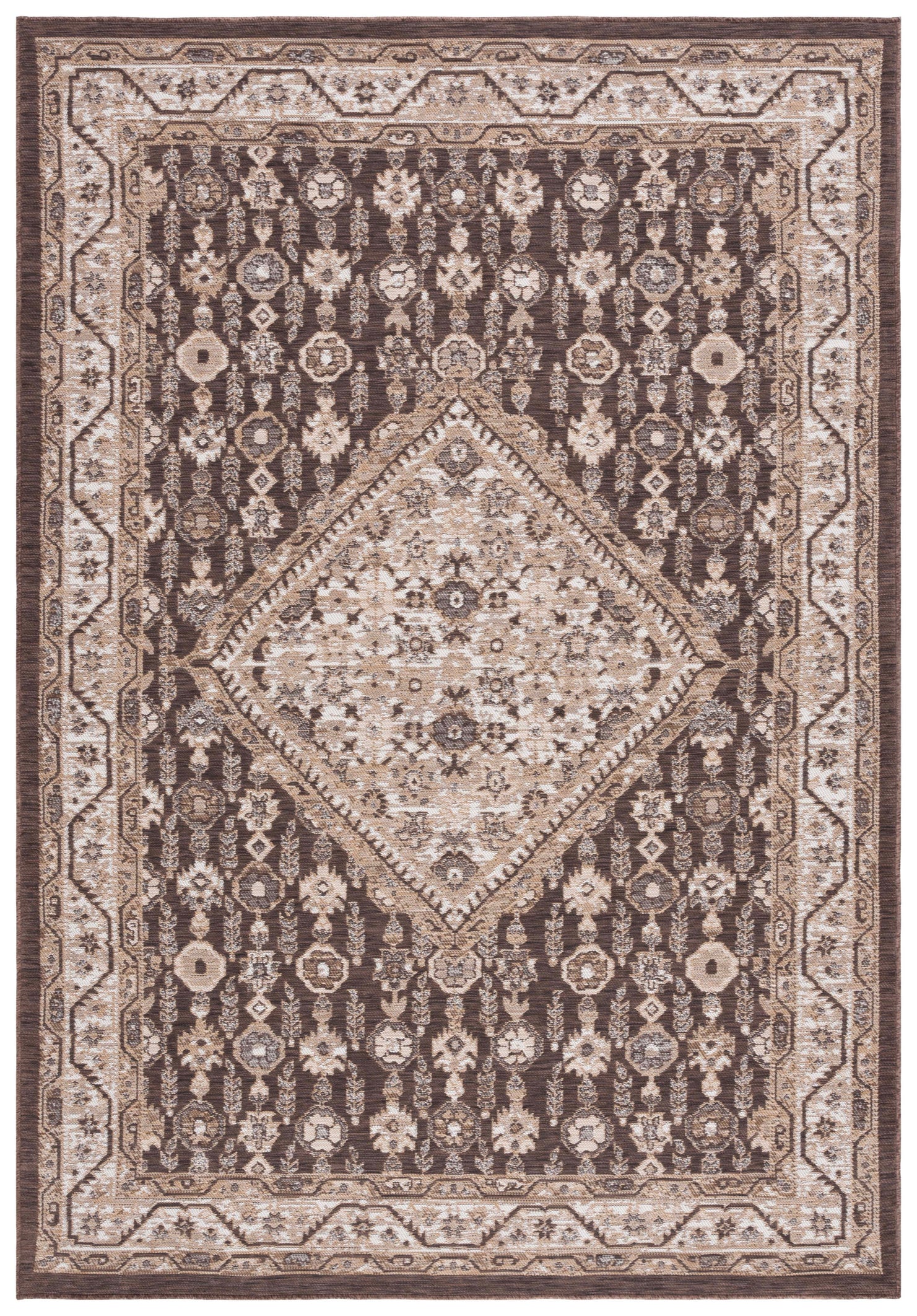Safavieh Sunrise 620 Rug, SUN620 - Grey / Beige Black