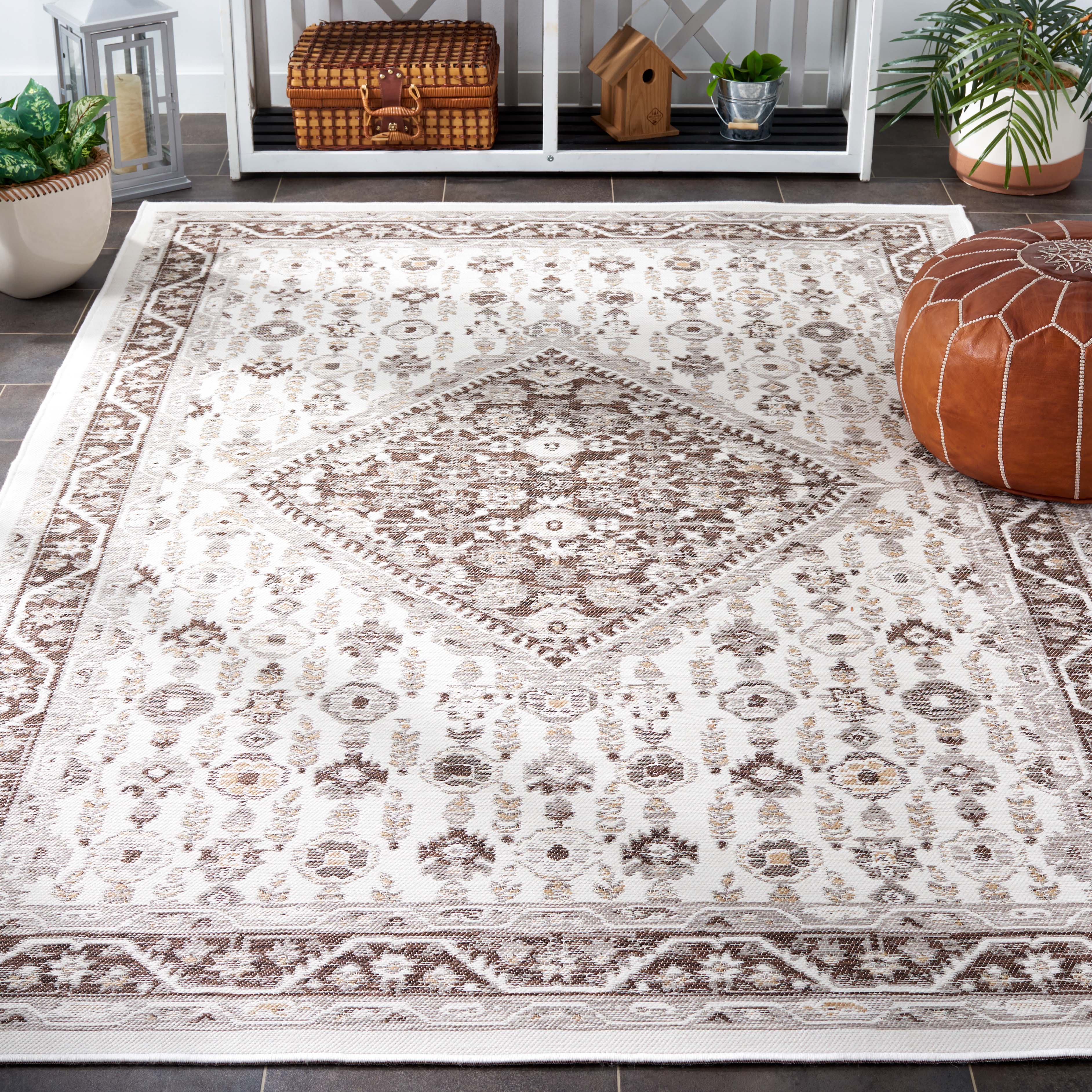 Safavieh Sunrise 620 Rug, SUN620 - Grey / Beige Black