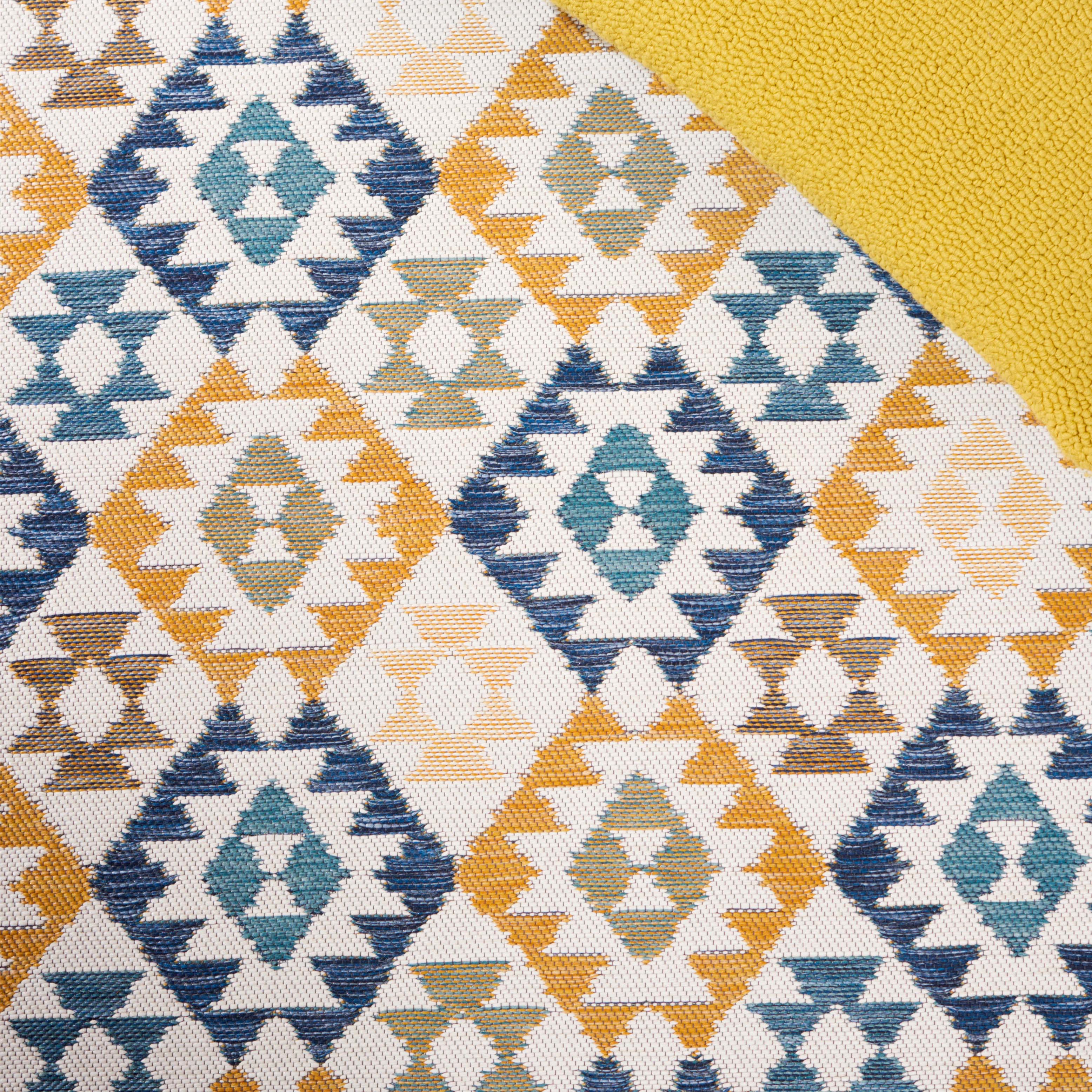 Safavieh Sunrise 622 Rug, SUN622 - Ivory / Blue Gold