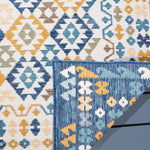 Safavieh Sunrise 622 Rug, SUN622 - Ivory / Blue Gold