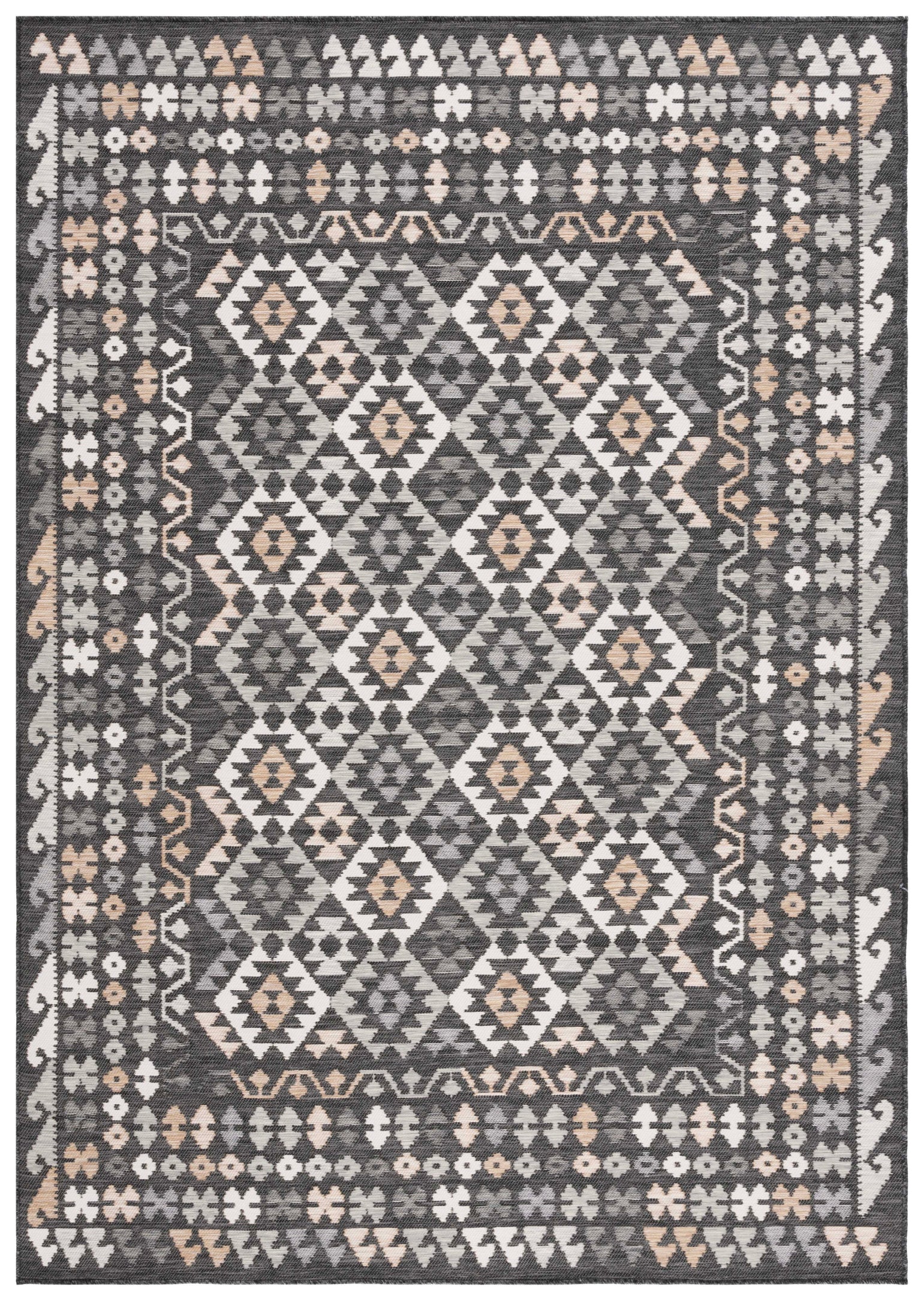 Safavieh Sunrise 622 Rug, SUN622 - Ivory / Beige Black