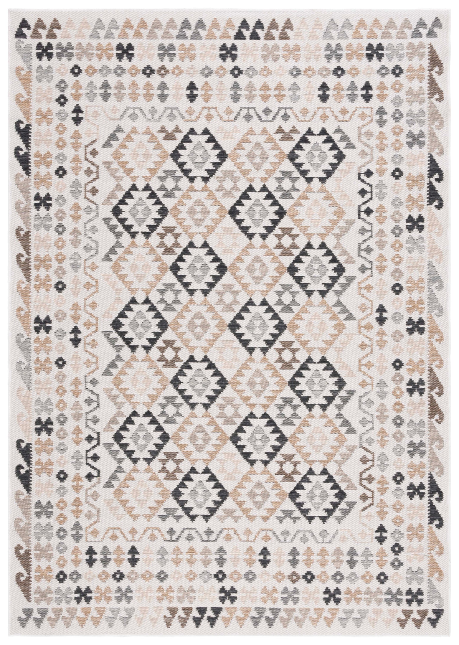 Safavieh Sunrise 622 Rug, SUN622 - Ivory / Beige Black