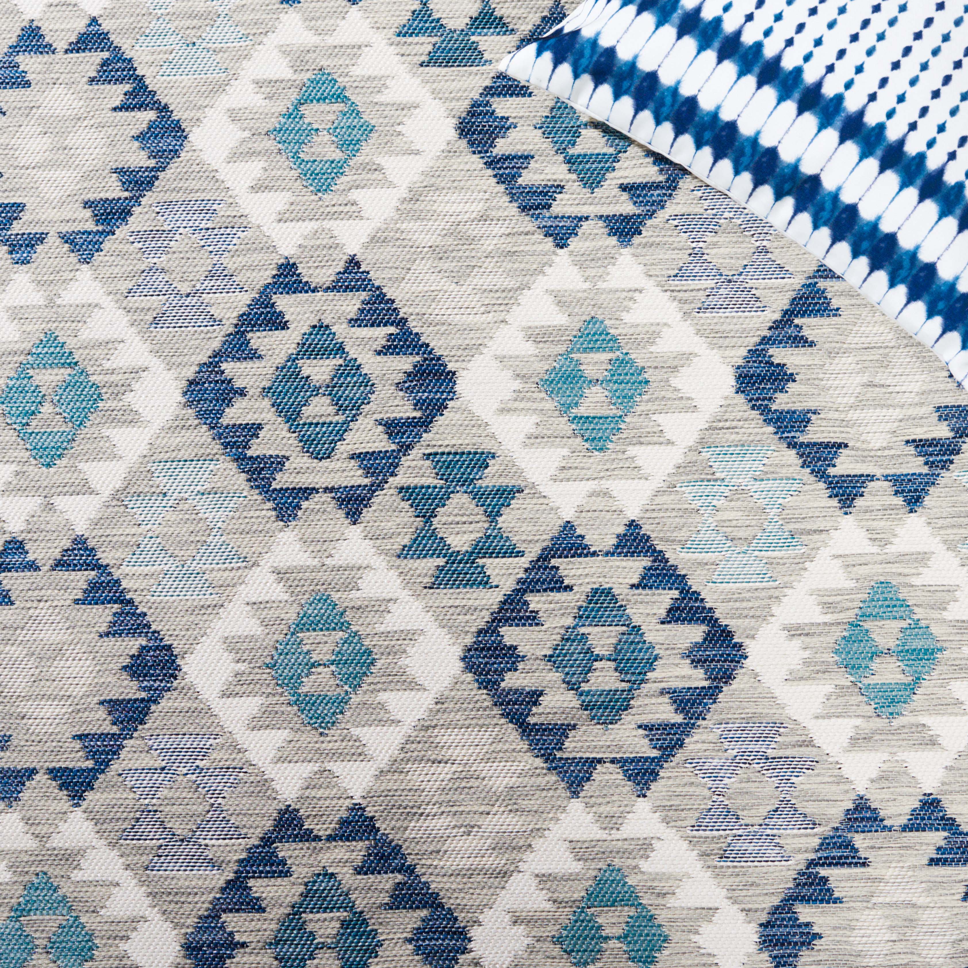 Safavieh Sunrise 622 Rug, SUN622 - Grey / Blue Ivory