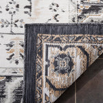 Safavieh Sunrise 627 Rug, SUN627 - Ivory / Grey Black