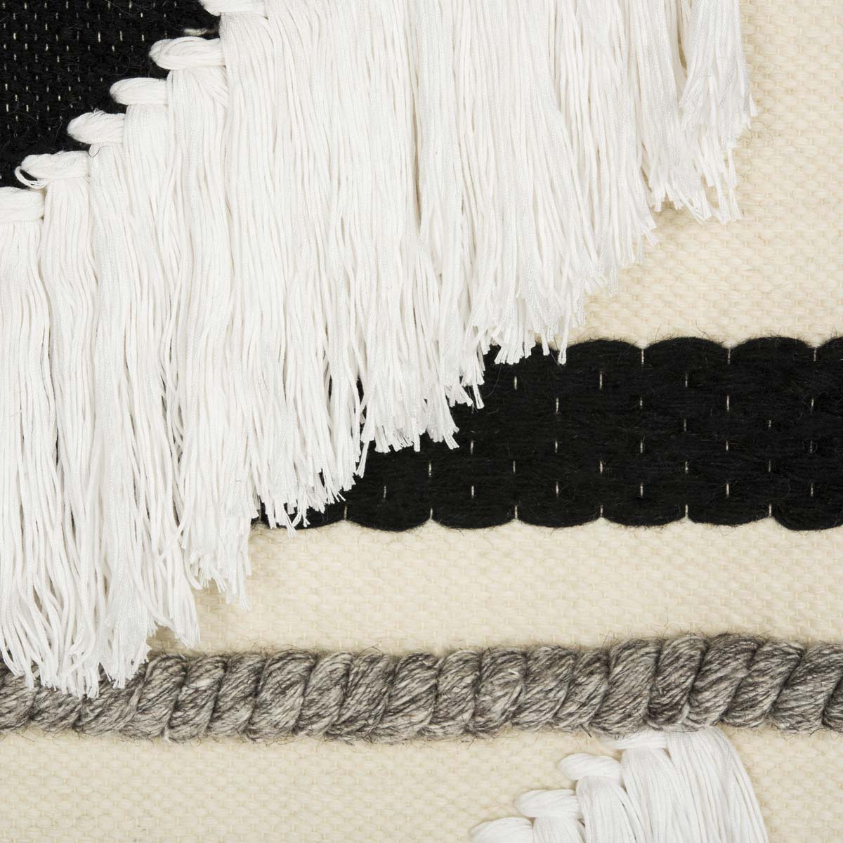 Safavieh Sedona Woven Wall Art 118 Black White