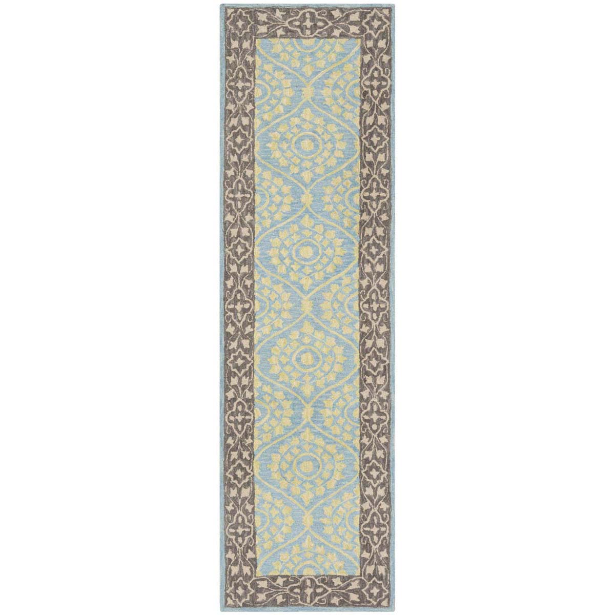 Safavieh Suzani 104 Rug, SZN104 - Chocolate / Yellow
