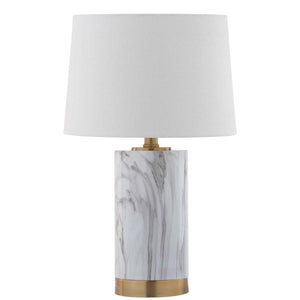 Safavieh Clarabel Marble 18.25 Inch H Table Lamp, TBL4043