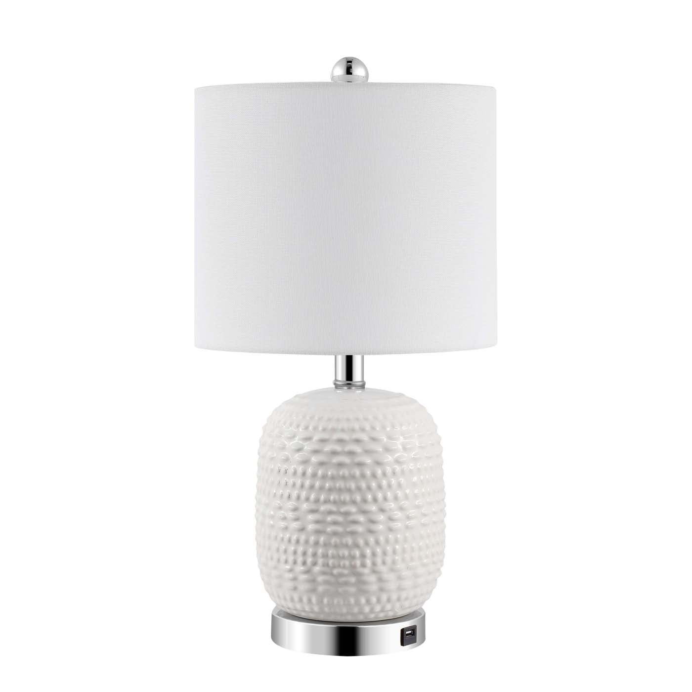 Safavieh Tucana Table Lamp with USB , TBL4099 - White