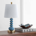 Light Blue Marble Finish/Brass Gold - Light Blue Marble Finish/Brass Gold