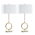 Clear/Brass Gold (Set of 2) - Clear/Brass Gold (Set of 2)