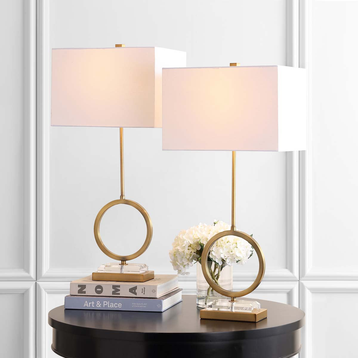 Clear/Brass Gold (Set of 2) - Clear/Brass Gold (Set of 2)