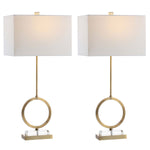 Clear/Brass Gold (Set of 2) - Clear/Brass Gold (Set of 2)
