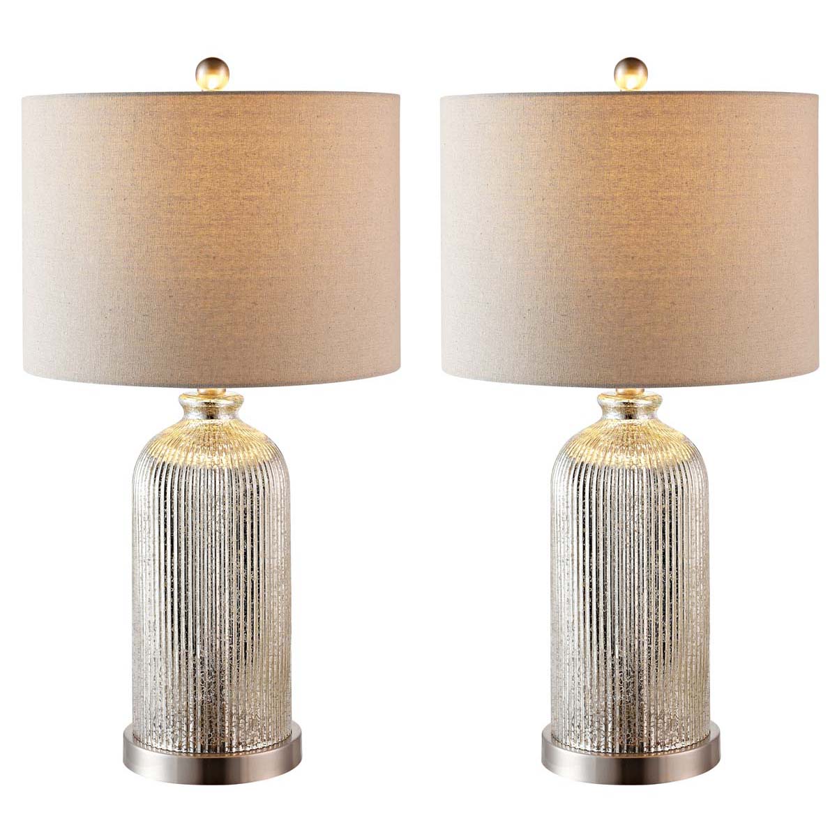 Silver/Ivory (Set of 2) - Silver/Ivory (Set of 2)