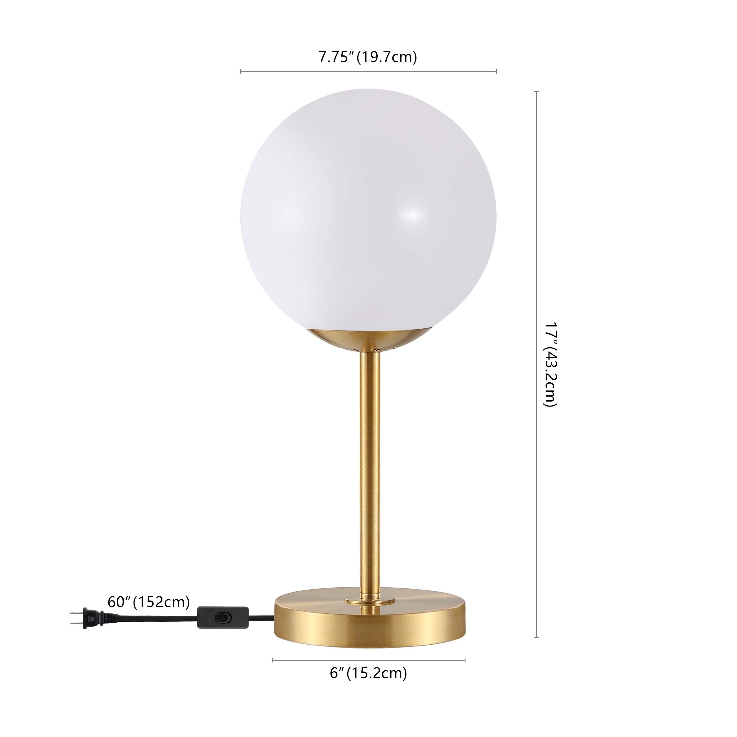 Safavieh Gemini Iron Table Lamp  , TBL4291 - Gold