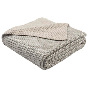 Safavieh Tickled Grey Knit Throw, THR191