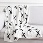 Safavieh Alto Throw , THR404 - Black / Ivory