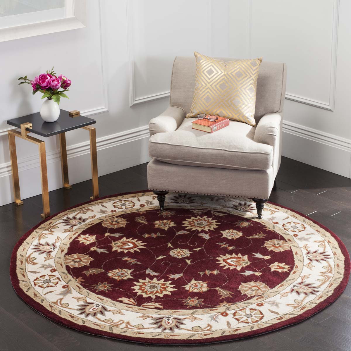 Safavieh Total Performance 725 Rug, TLP725 - Red / Ivory