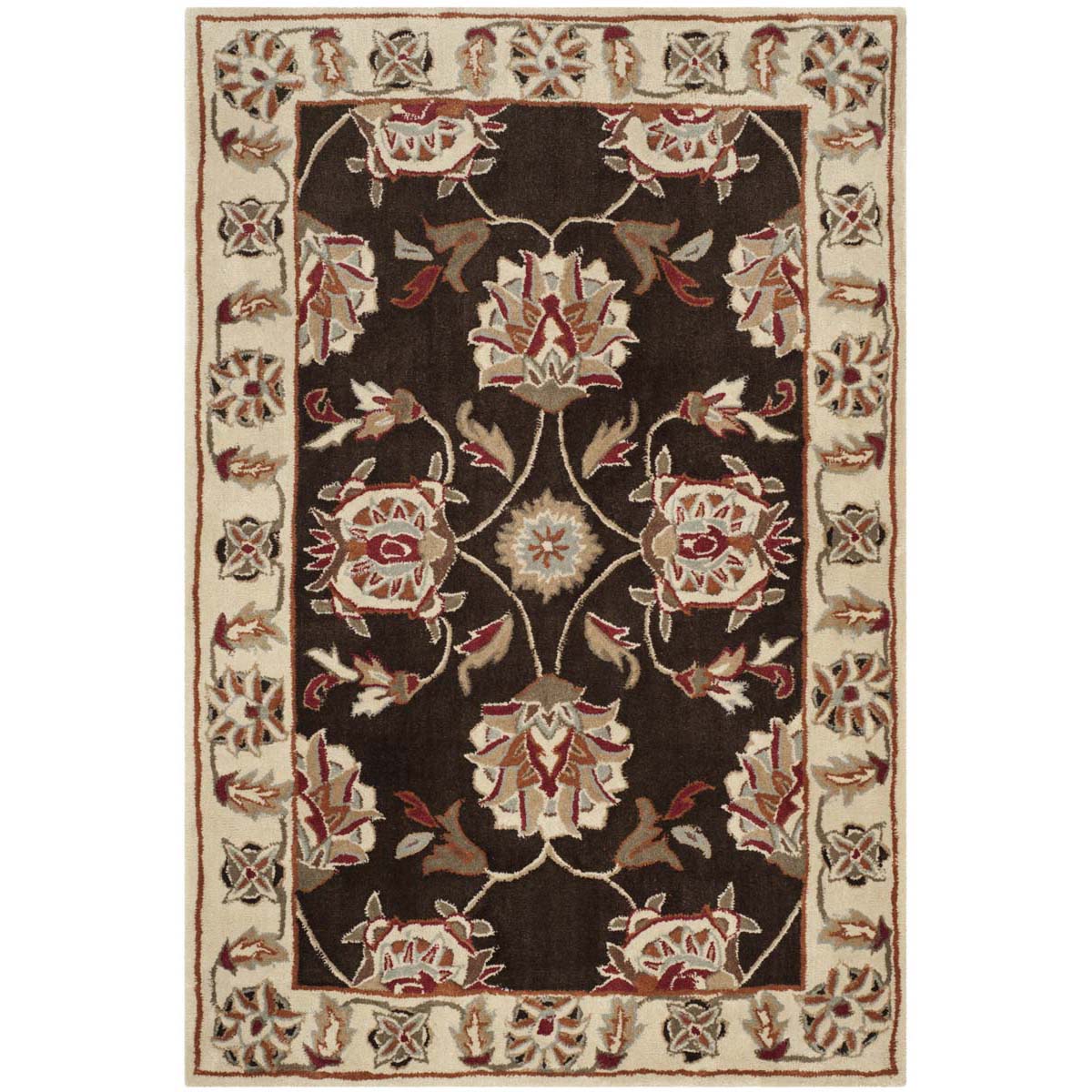 Safavieh Total Performance 742 Rug, TLP742 - Brown / Ivory