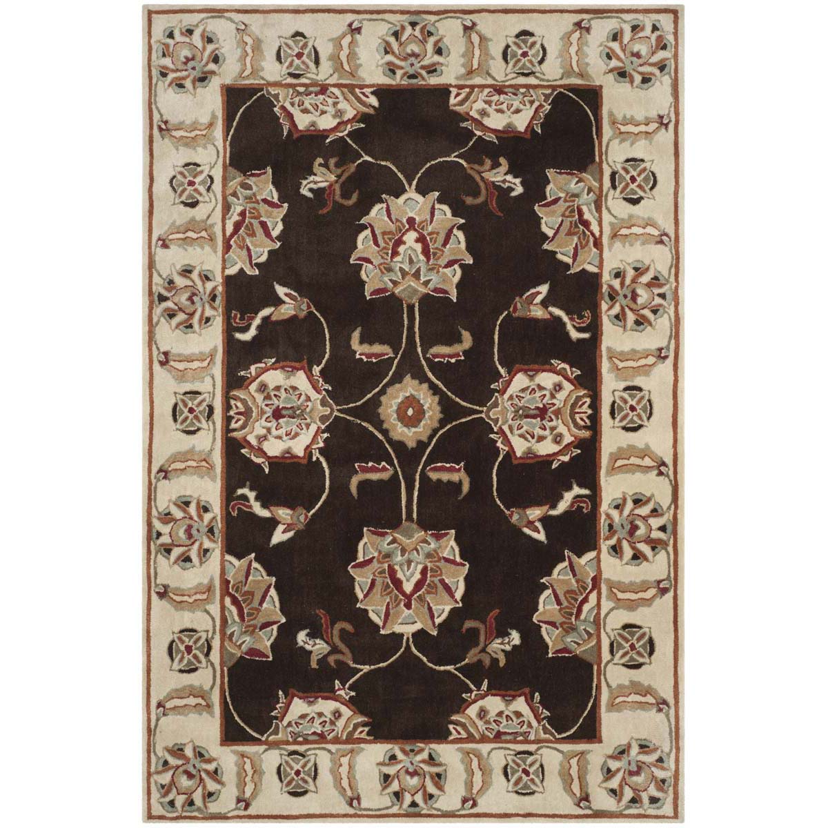 Safavieh Total Performance 742 Rug, TLP742 - Brown / Ivory