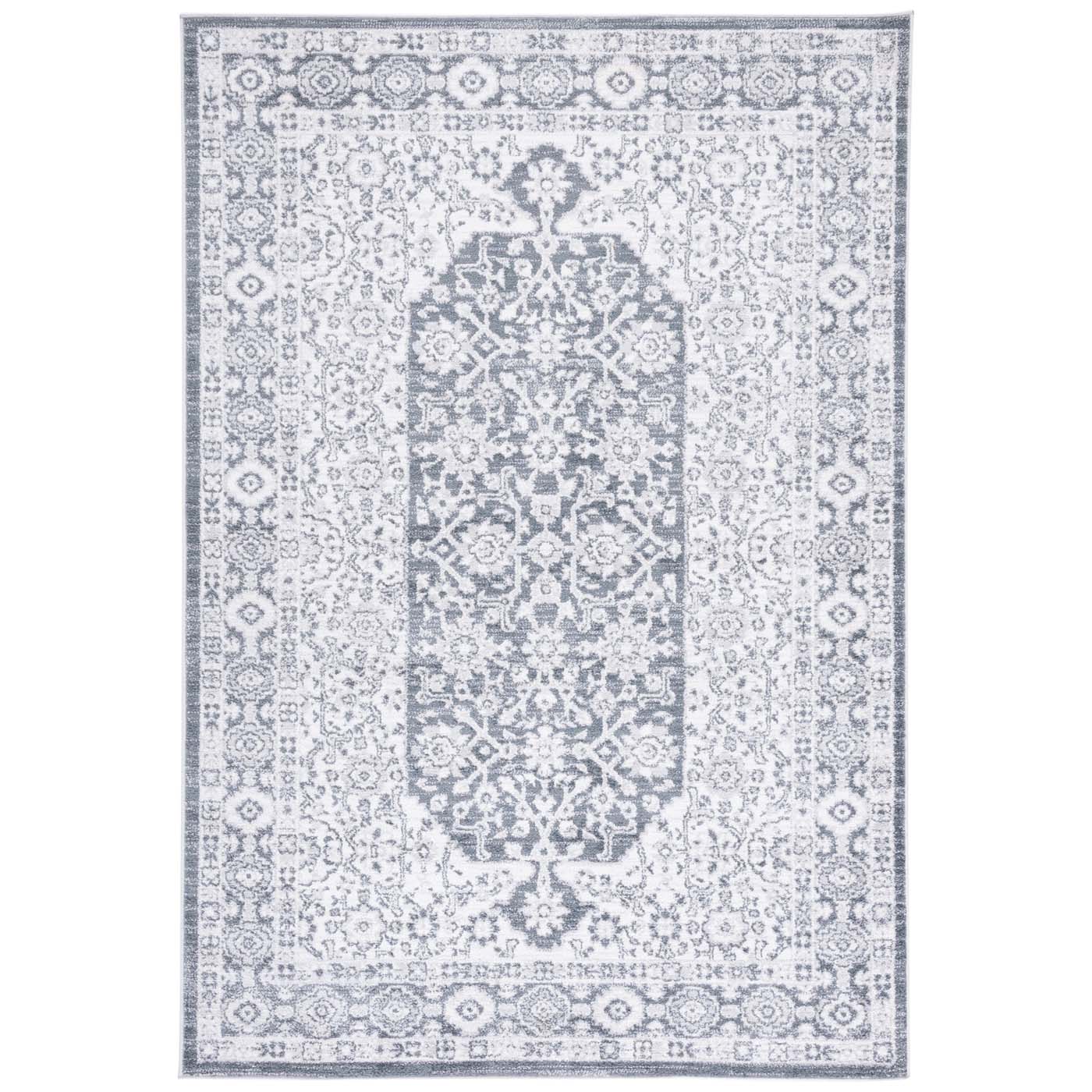 Safavie Toscana 652 Rug, TOS652 - Ivory / Dark Grey