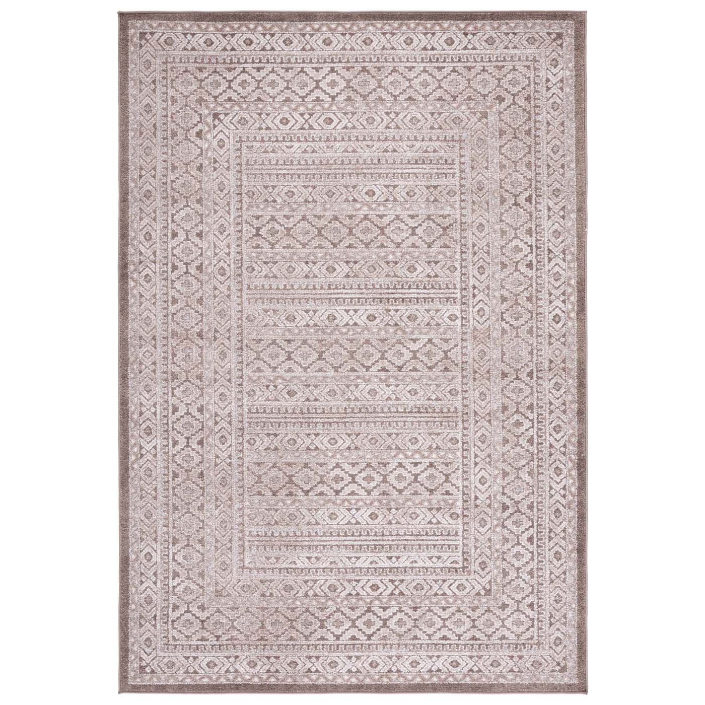 Safavie Toscana 658 Rug, TOS658 - Ivory / Brown