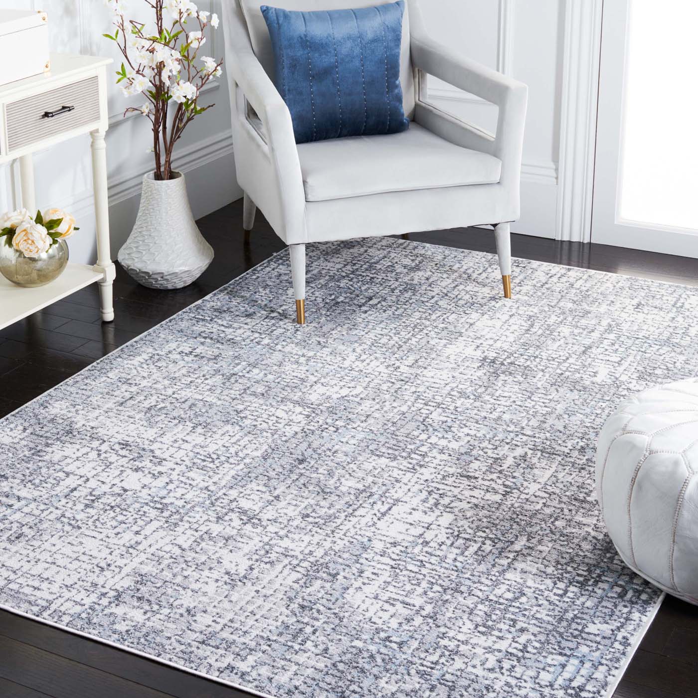 Safavie Toscana 672 Rug, TOS672 - Ivory / Grey