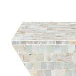 Safavieh Aquamarine Square Mosaic Stool , TRB1006 - Multi / Blue