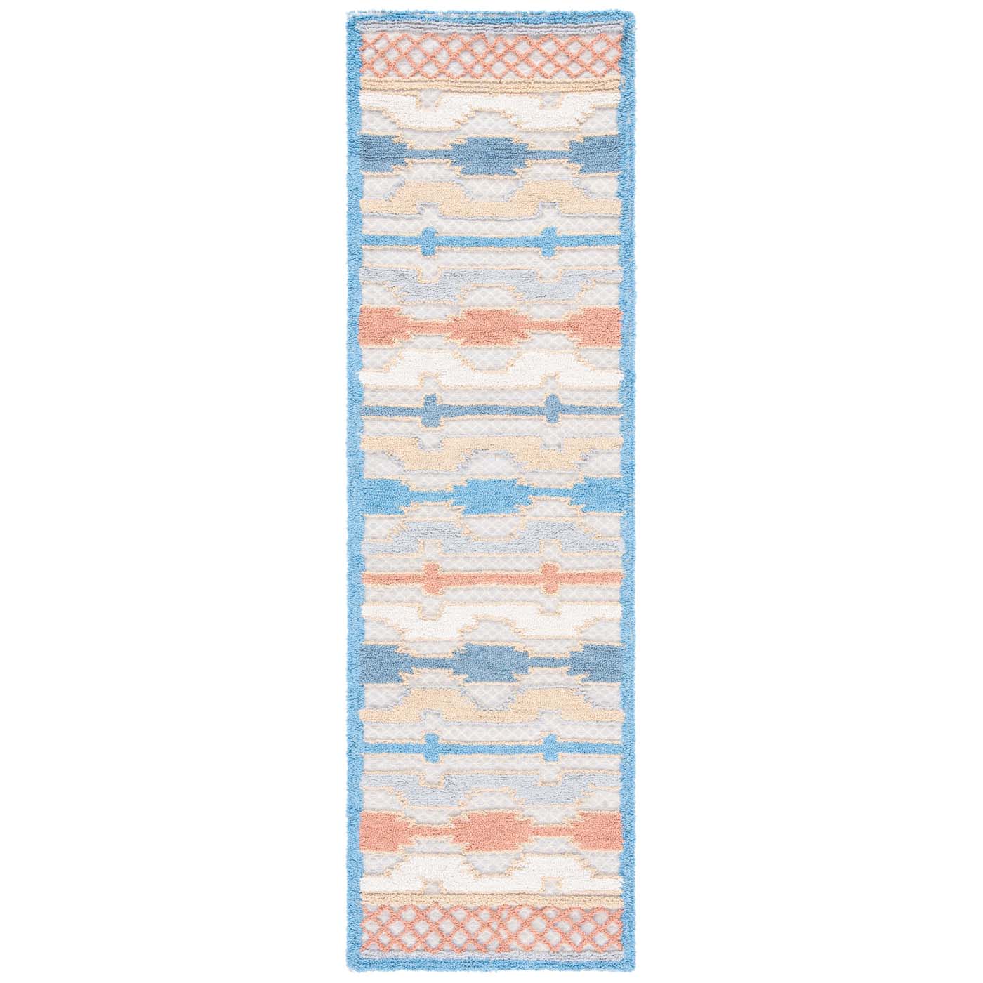 Safavieh Trace 221 Rug, TRC221 - Blue / Rust