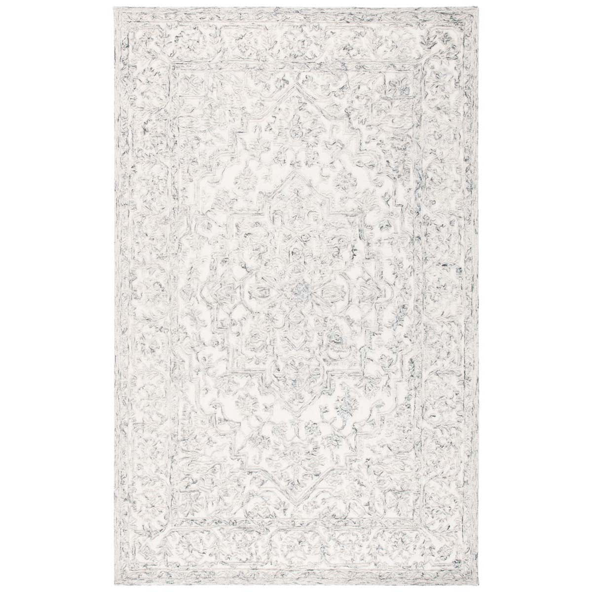 Safavieh Trace 302 Rug, TRC302 - Ivory / Charcoal