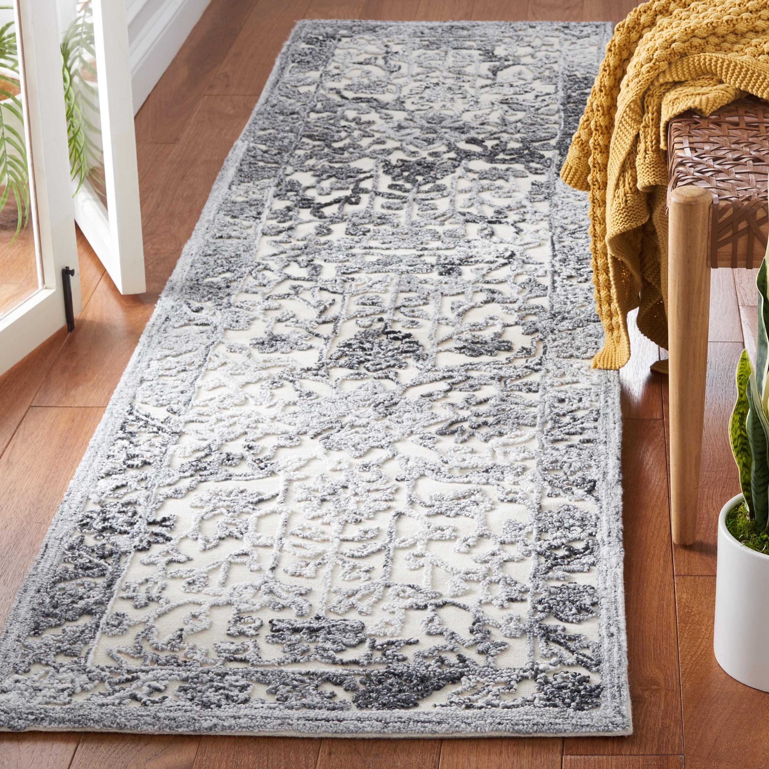 Safavieh Trace 303 Rug, TRC303 - Grey / Ivory