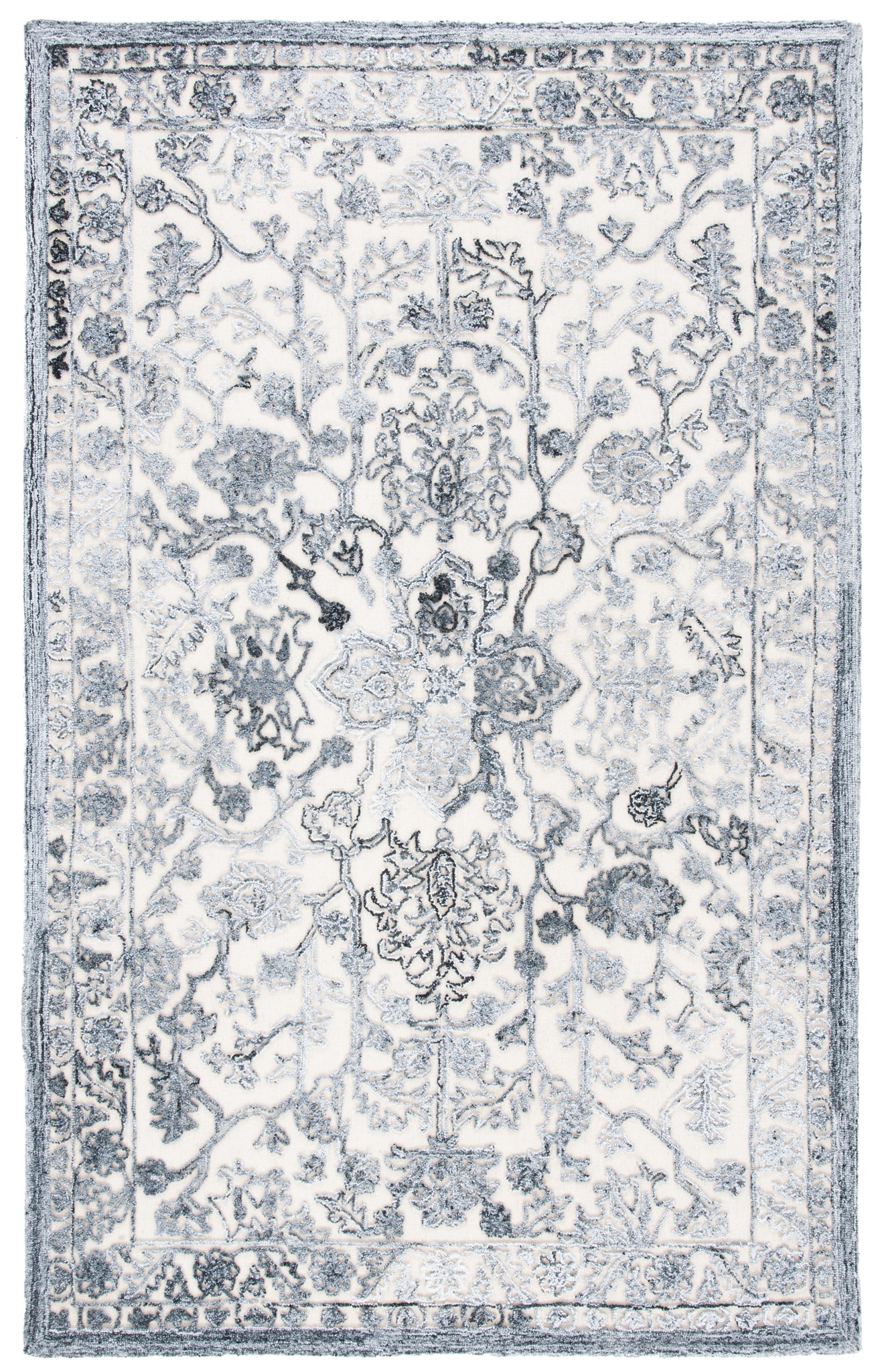 Safavieh Trace 303 Rug, TRC303 - Grey / Ivory