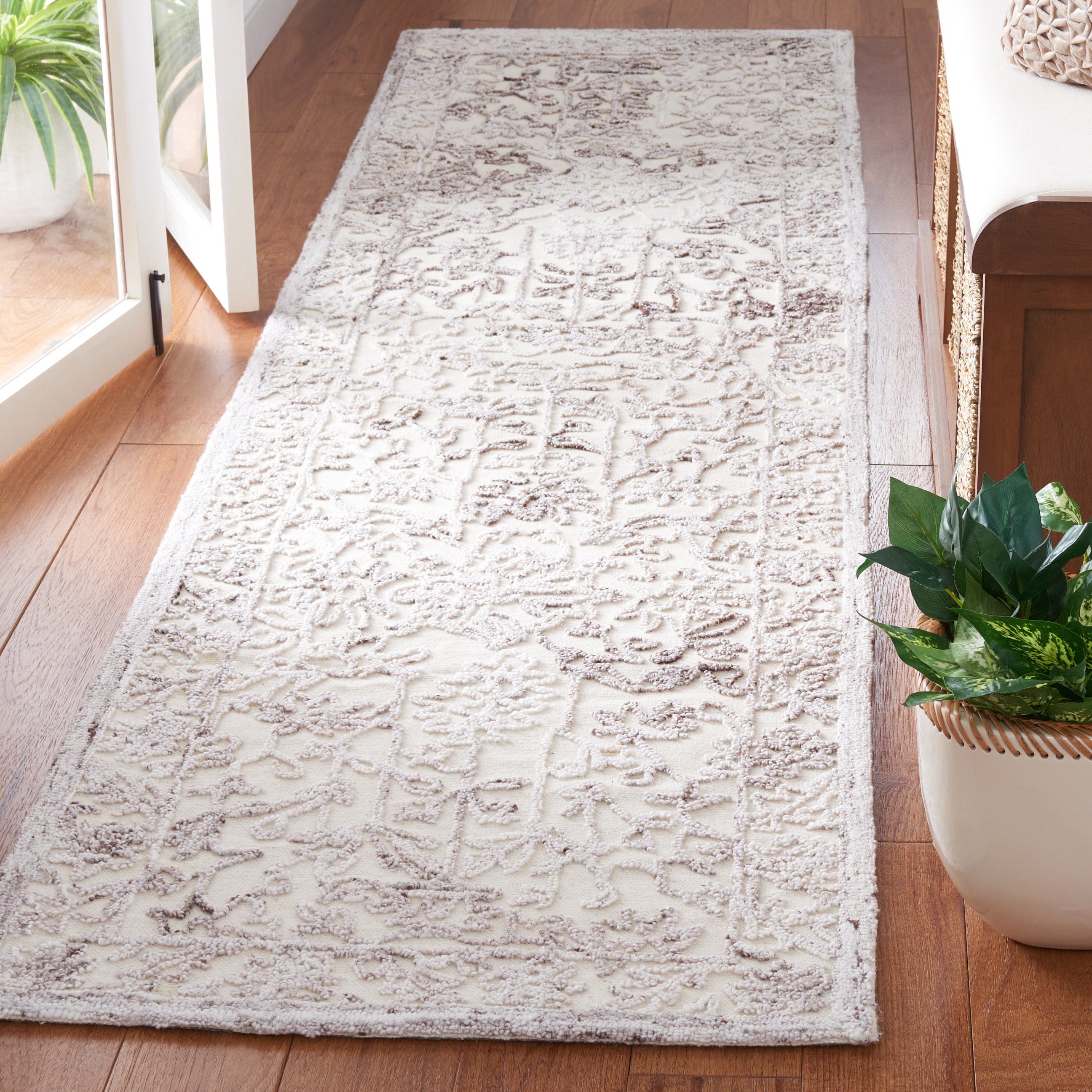 Safavieh Trace 303 Rug, TRC303 - Brown / Ivory